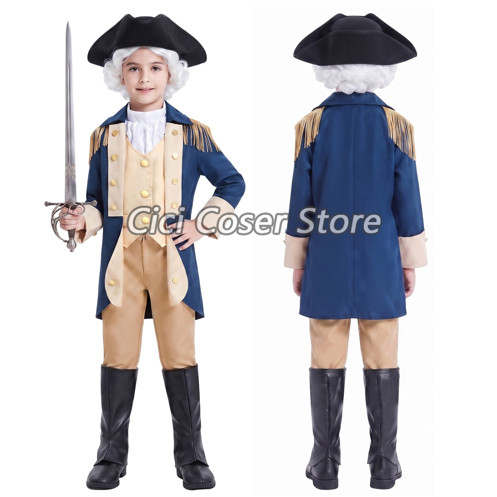 Dresses - Disfraz de George Washington para niños,