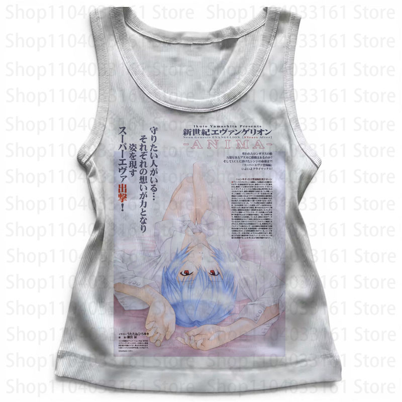 Y2K Graphic Baby Tee Crop - Camisetas sin mangas con gráficos de