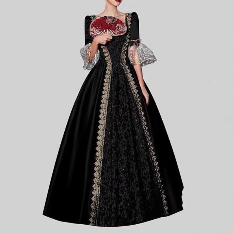 Dresses - Vestido Medieval Renacentista Victoriano para Mujer,