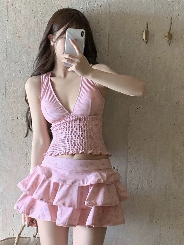 Skirts - Traje de baño tankini adelgazante para