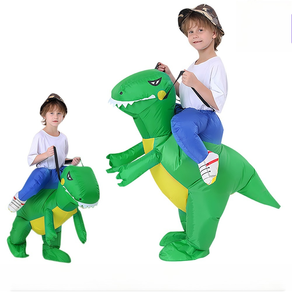 Dresses - ZOETOPKID Disfraz Inflable de Dinosaurio Verde,