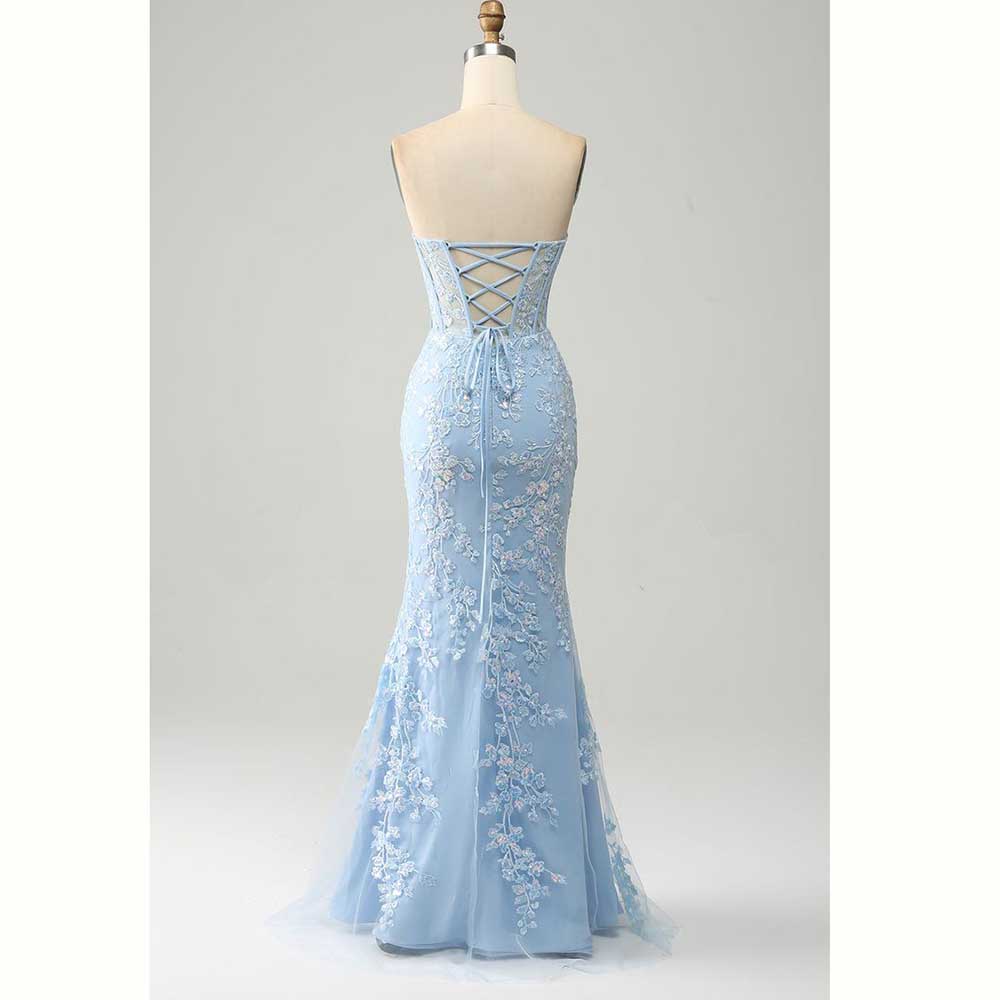 Vestidos de fiesta de noche el - Elegant Satin Evening Gown Split reseña y precio