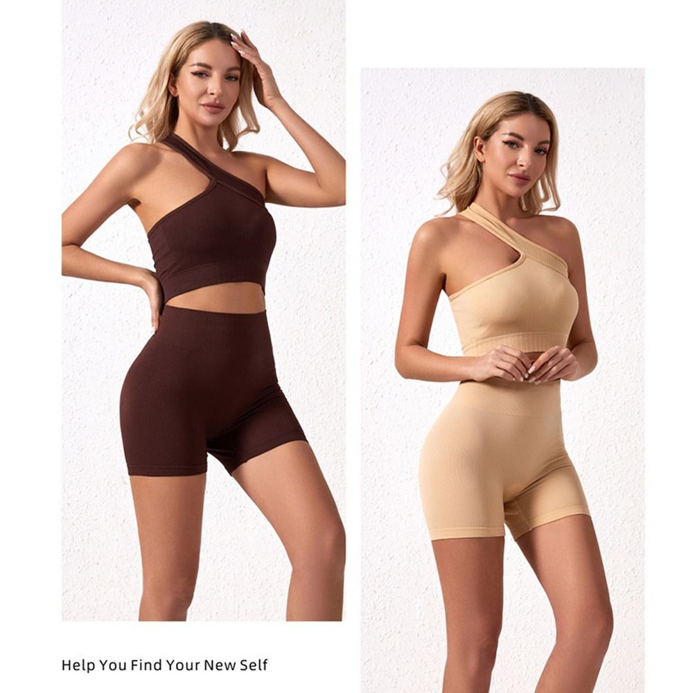 2 piezas de conjuntos deportiv - Seamless Ribbed Workout Tank Top reseña y precio