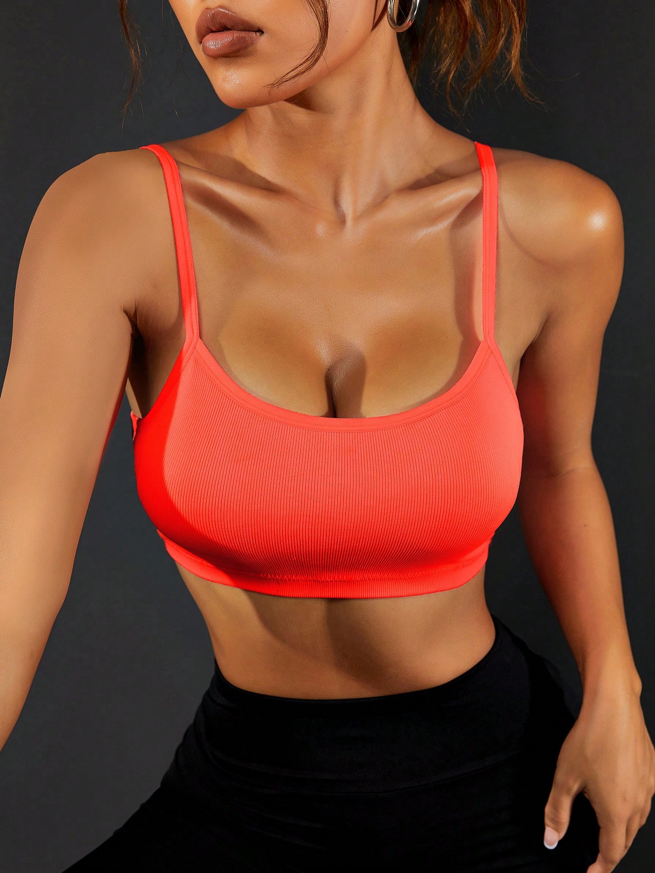 Sujetador deportivo acanalado  - Seamless Ribbed Workout Tank Top reseña y precio