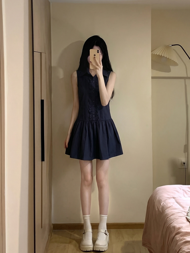 Vestido Camisero Estilo Univer - Korean Style A Line Shirt Dress reseña y precio