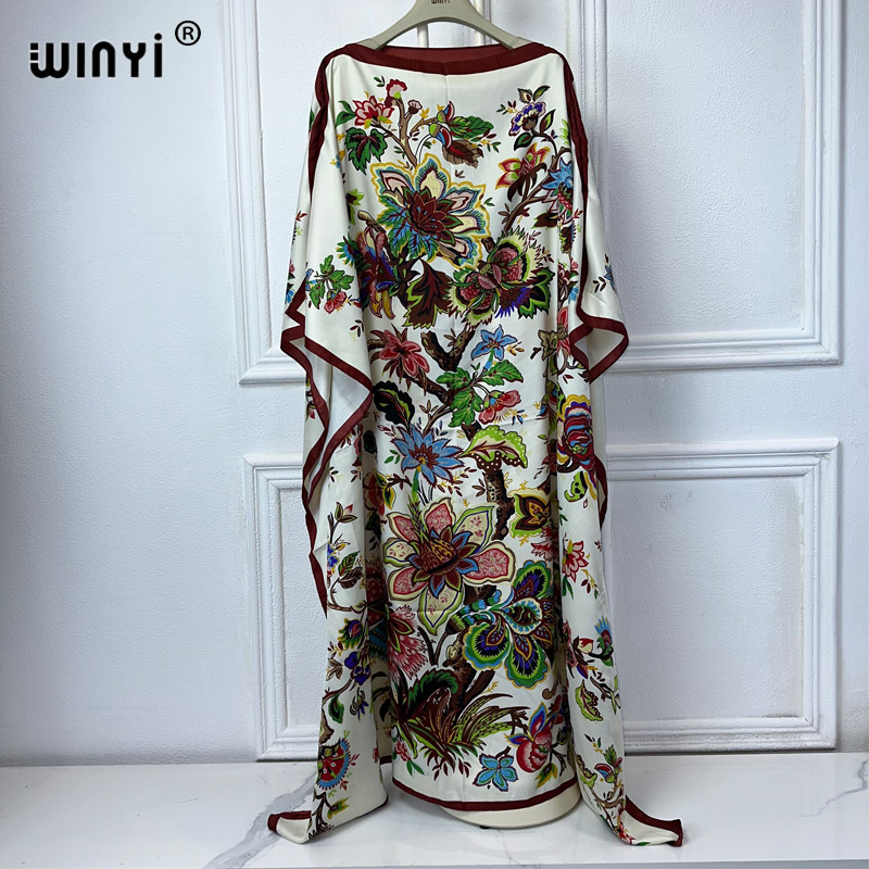 WINYI Ropa Africana de Alta Ca - Boho Summer Beach Maxi Dress reseña y precio