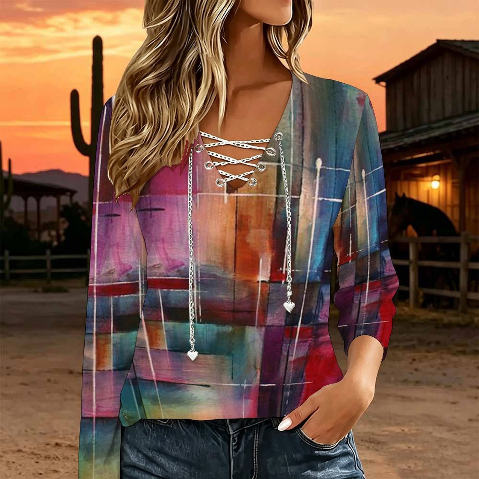 Blusa Casual Holgada para Muje - Blouses reseña y precio