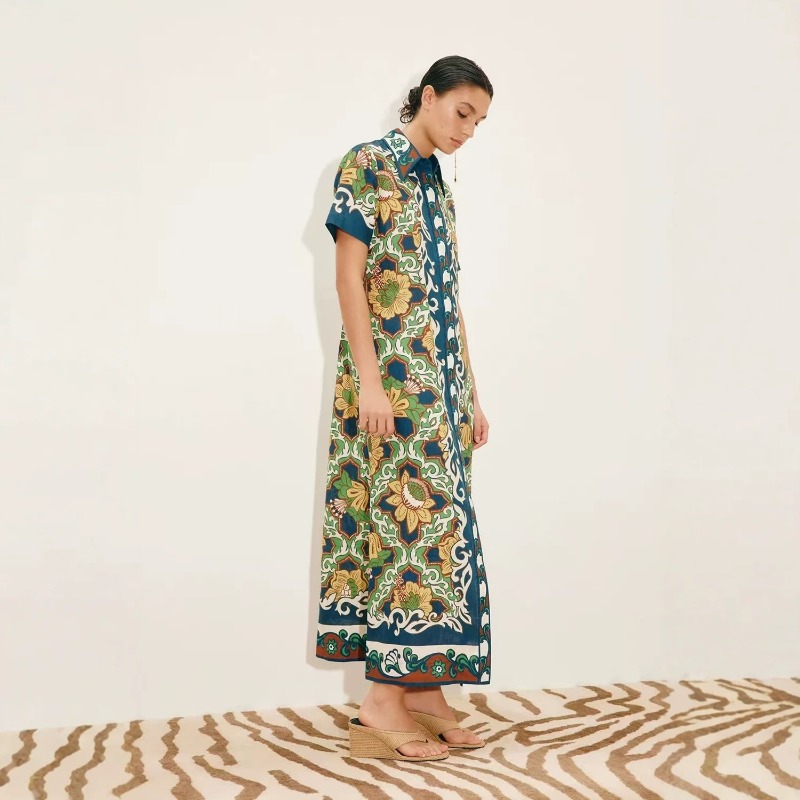 Otoño 2026, Nuevo Vestido Cami - Casual Loose Linen Shirt Dress reseña y precio