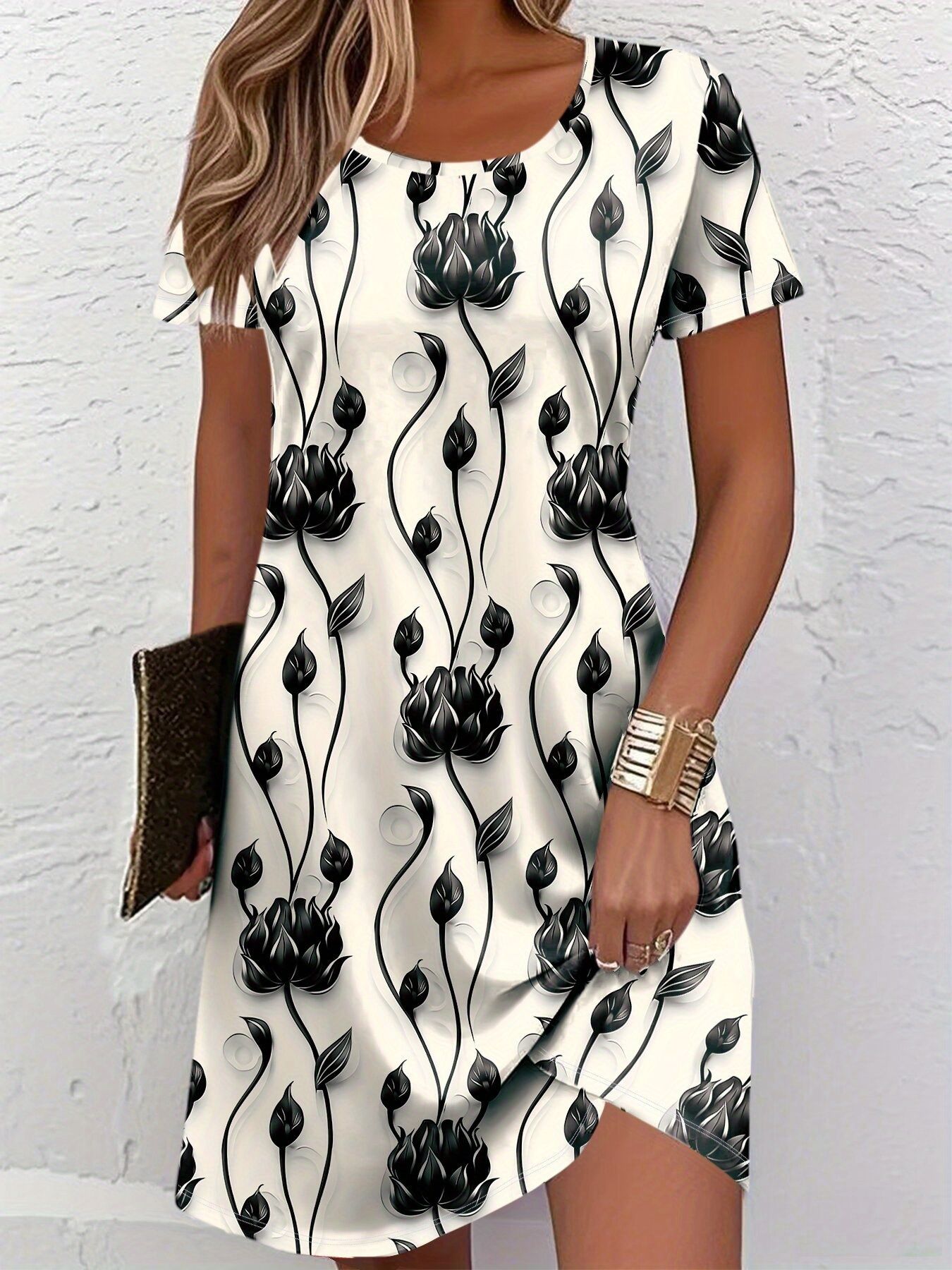 Nuevo Vestido Midi de Verano p - French Vintage Floral Midi Dress reseña y precio