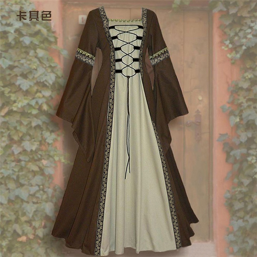 Vestido largo de corte en líne - Dresses reseña y precio