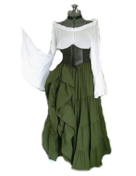 Vestido de manga larga de cint - Dresses reseña y precio