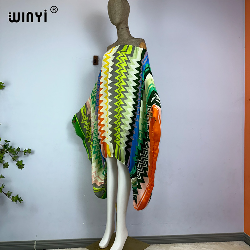 WINYI Vestidos Maxi Sexys de U - Boho Summer Beach Maxi Dress reseña y precio