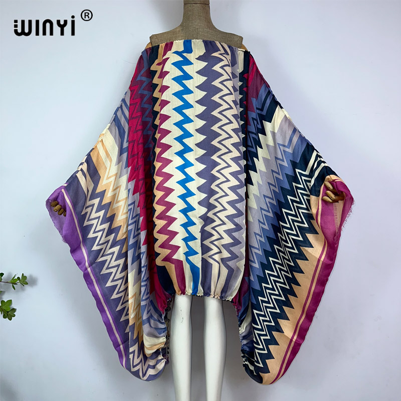 WINYI Vestidos Maxi Sexys de U - Boho Summer Beach Maxi Dress reseña y precio