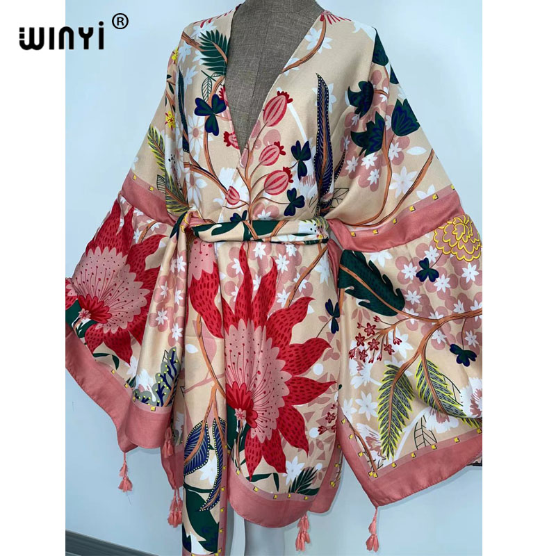 Vestidos de otoño WINYI para m - Boho Summer Beach Maxi Dress reseña y precio