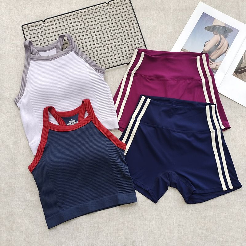 Conjuntos Deportivos de 2 Piez - Seamless Ribbed Workout Tank Top reseña y precio
