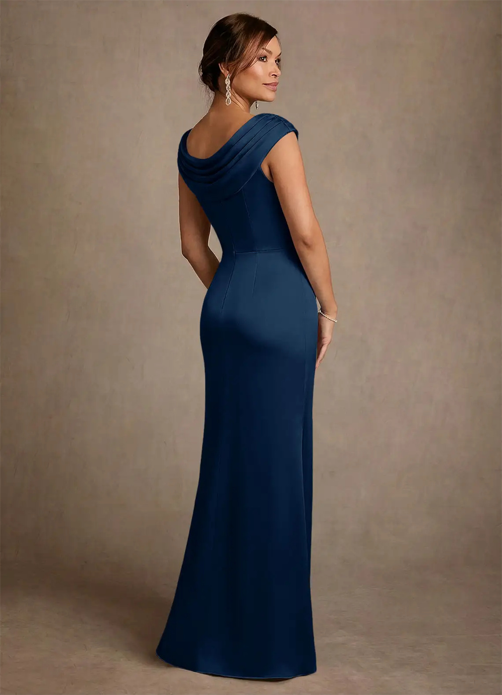 Vestido de Madre de la Novia,  - Elegant Satin Evening Gown Split reseña y precio