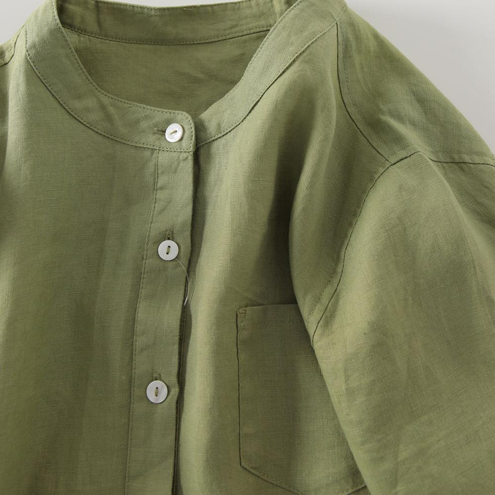 Vestido Camisero de Lino Estil - Casual Loose Linen Shirt Dress reseña y precio