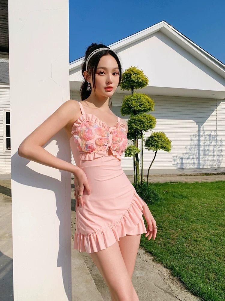 Traje de baño de una pieza con - Swimwear reseña y precio