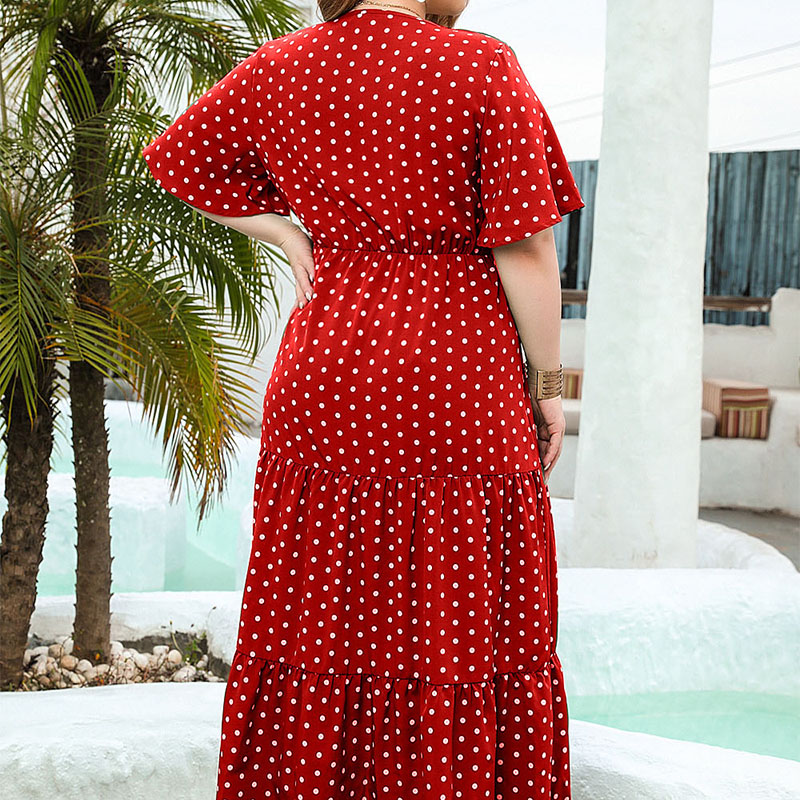 Vestido bohemio con estampado  - Boho Summer Beach Maxi Dress reseña y precio