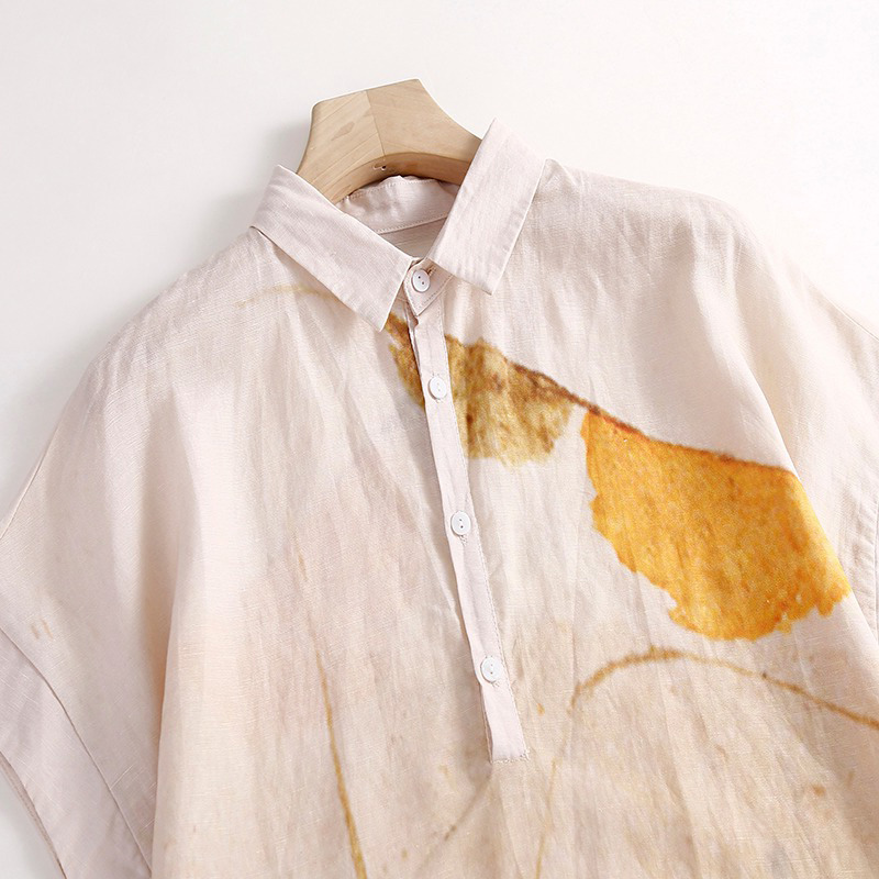 Vestido Camisero Casual de Lin - Casual Loose Linen Shirt Dress reseña y precio